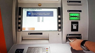 uplata novac bankomat vodič cash kartica