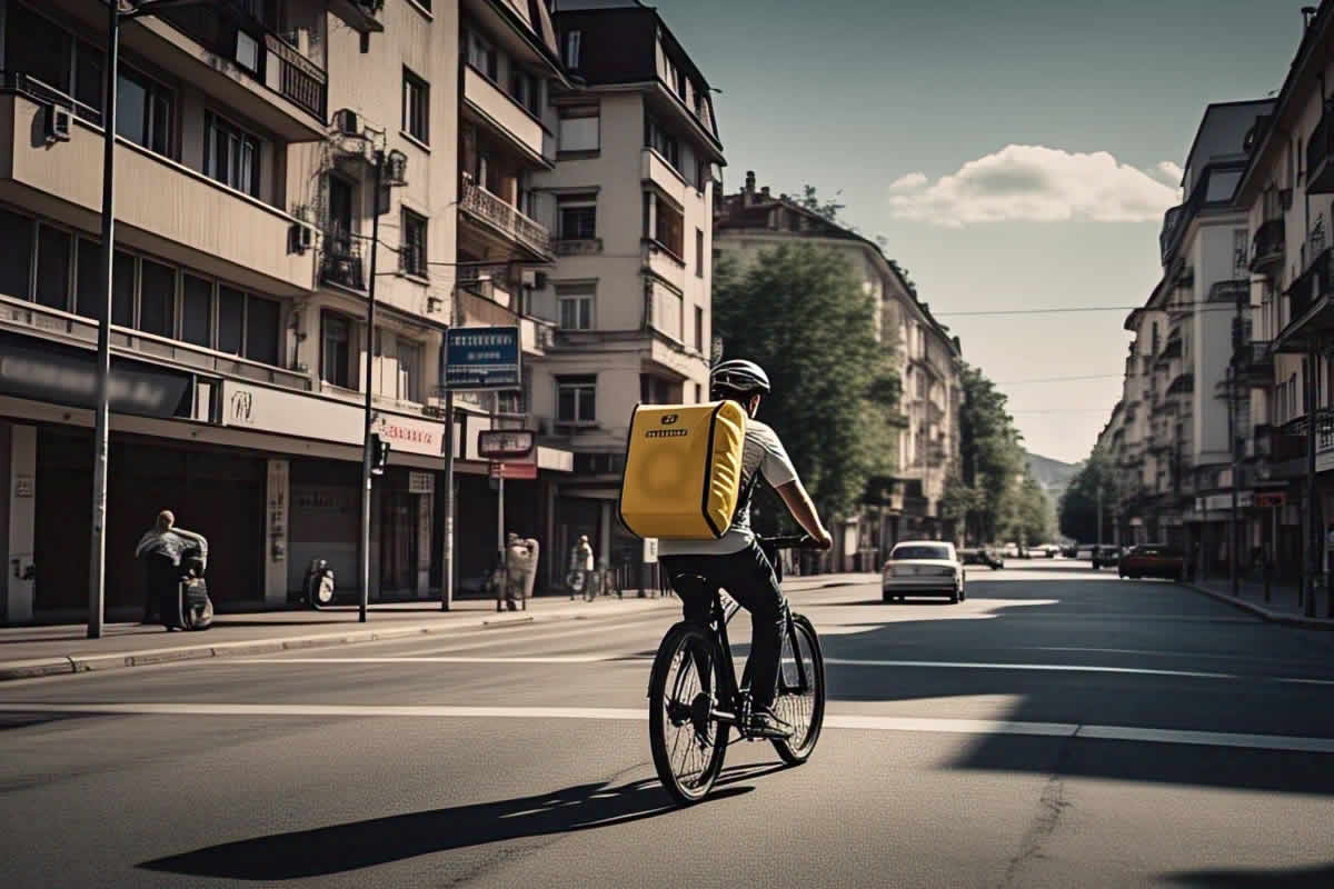 dostava hrane u bih aplikacije cijene savjeti biciklista glovo korpa zapp