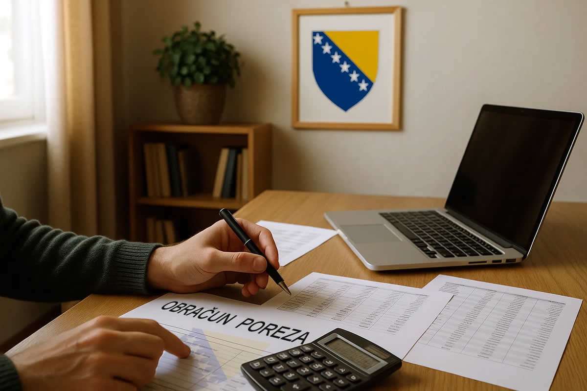 kako izračunati porez imovina stope plaćanje nasljedstvo dokumentacija kancelarija formular kalkulator laptop