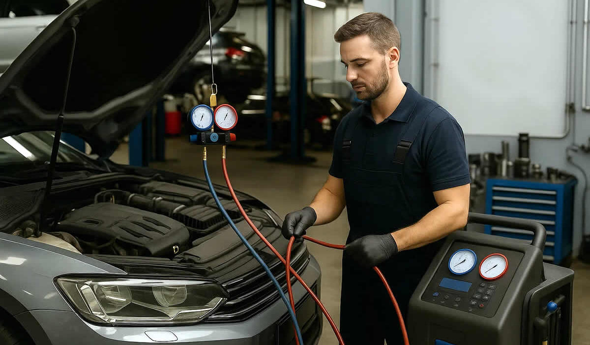 klima za auto punjenje popravak zamjena cijene servisiranje gas kompresor r134a majstor