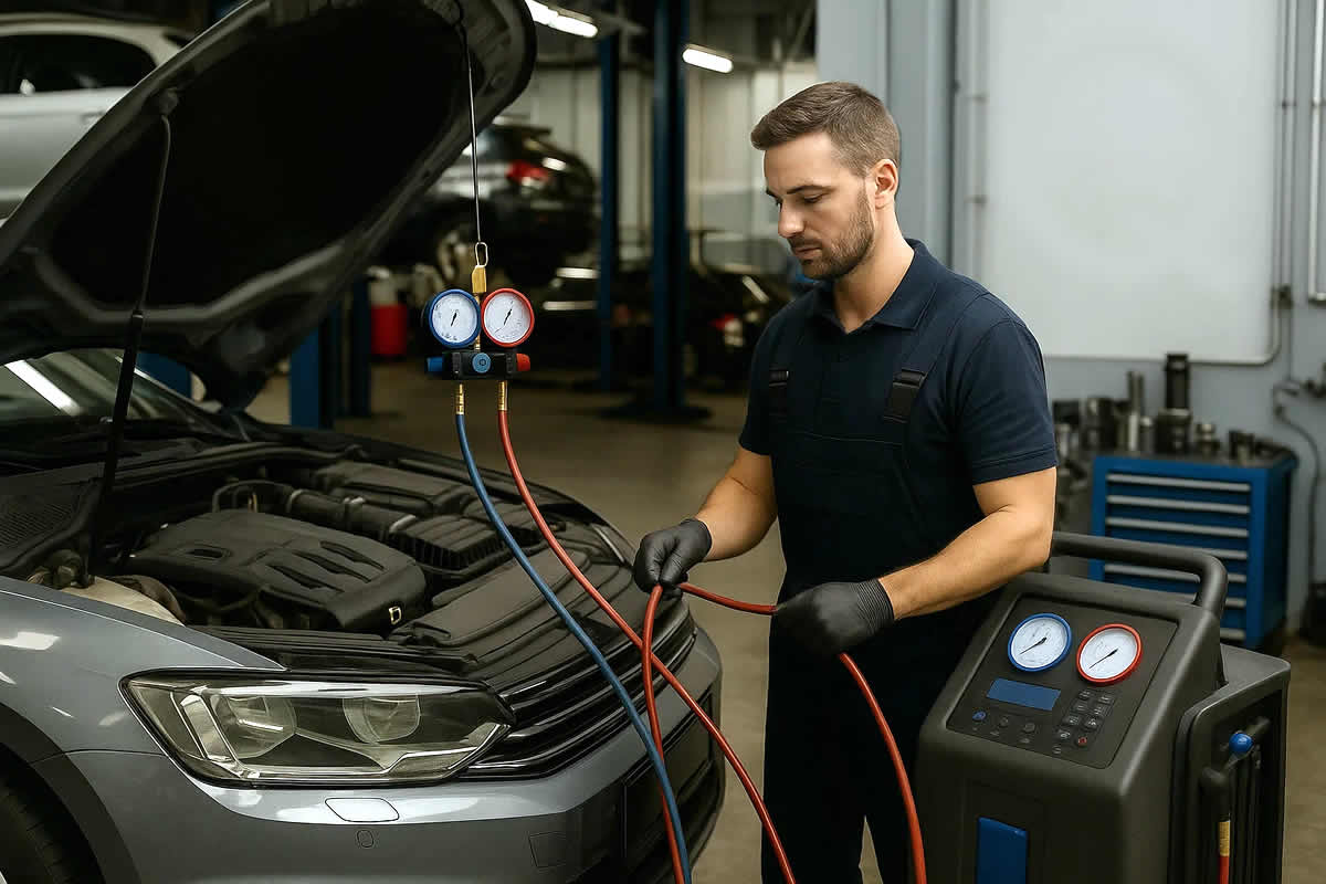 klima za auto punjenje popravak zamjena cijene servisiranje gas kompresor r134a majstor