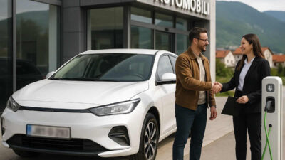 kupovina električnog automobila baterija punjač domet servis subvencije bih rukovanje salon
