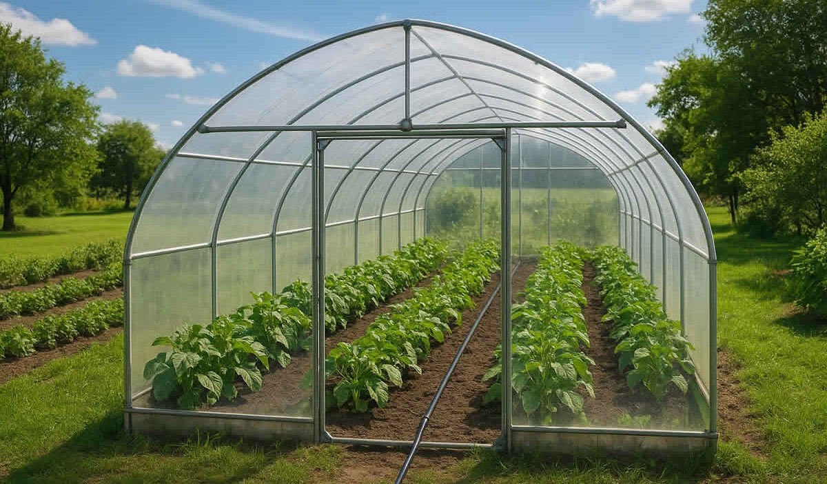 cijena plastenika m2 hobi profi proizvodnja navodnjavanje grijanje pvc metal poljoprivreda najlon
