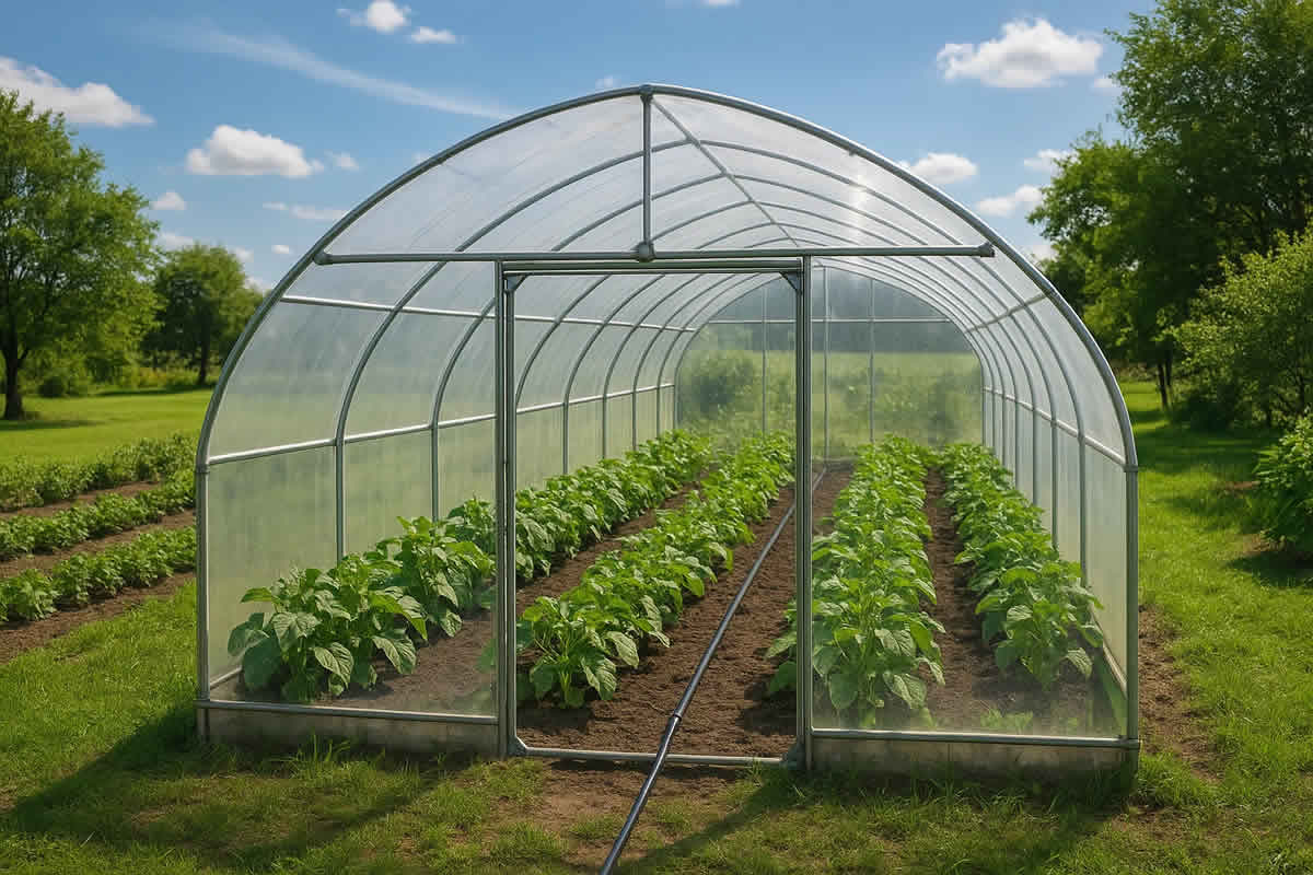 cijena plastenika m2 hobi profi proizvodnja navodnjavanje grijanje pvc metal poljoprivreda najlon