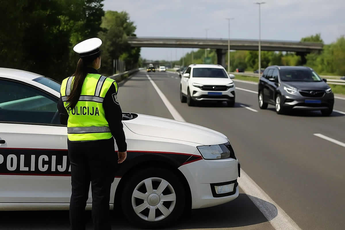 istekla vozačka dozvola produženje cijena kazne vozački ispit kontrola saobraćaj automobil policajac