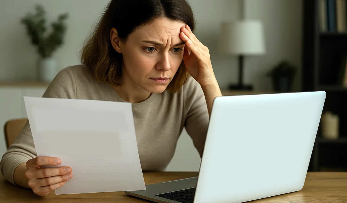 kako provjeriti da li sam prijavljen pio zdravstveno porez rad na crno poslodavac potvrda inspekcija žena laptop zabrinuta