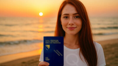 koliko košta izrada pasoš bih region cijene rokovi zamjena gubitak djevojka plaža sunce more