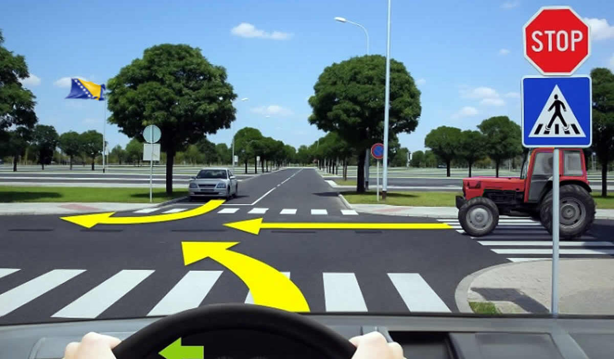 pitanja vozački ispit testovi teorija simulacija polaganje raskrsnice znakovi stres pravo prvenstva