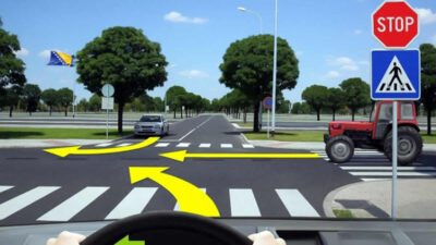 pitanja vozački ispit testovi teorija simulacija polaganje raskrsnice znakovi stres pravo prvenstva