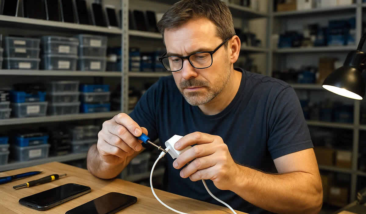 telefon ne puni kako popraviti punjač servis mobitel kabel usb baterija software prljavština
