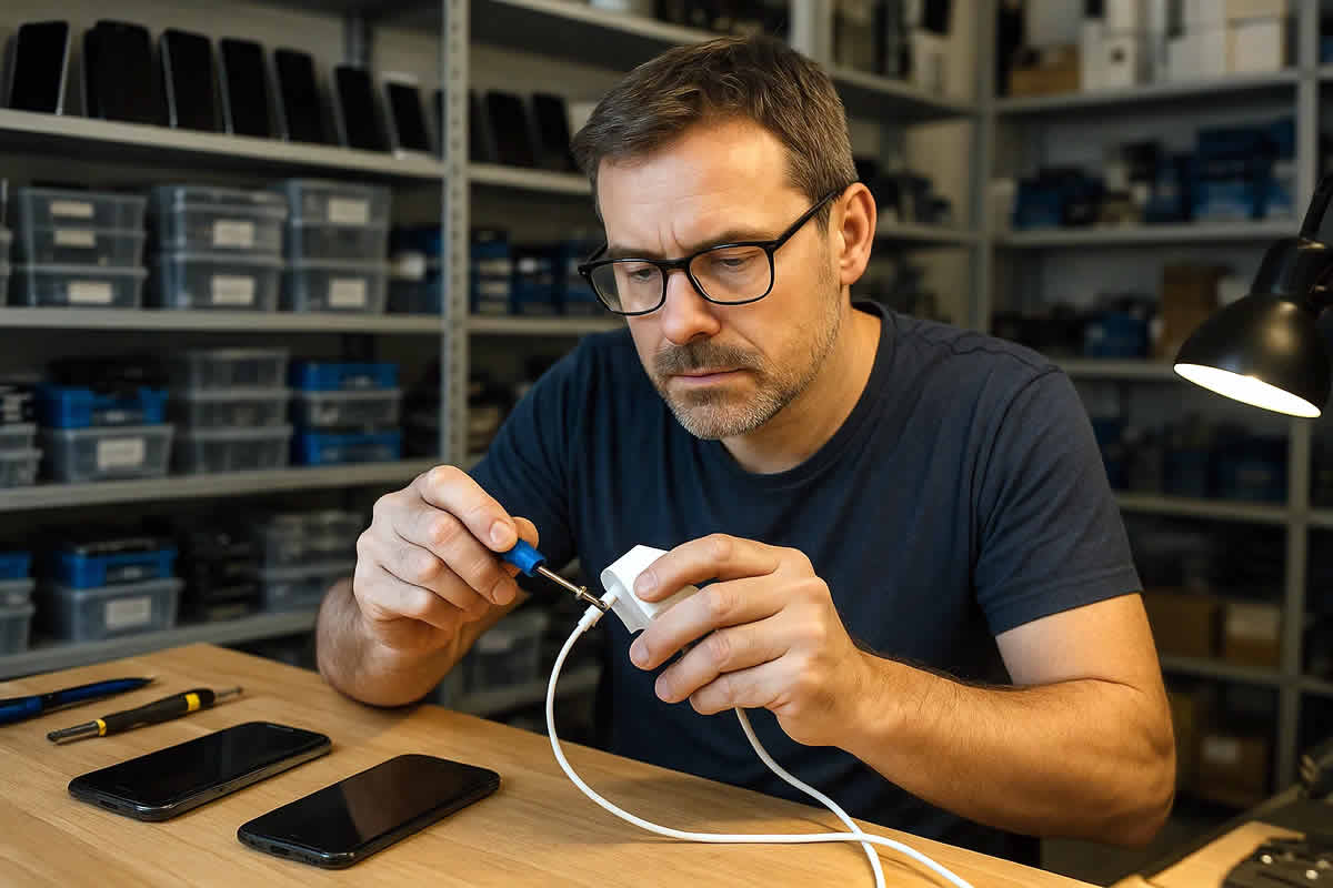telefon ne puni kako popraviti punjač servis mobitel kabel usb baterija software prljavština