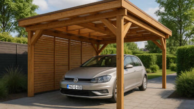 cijena izgradnje nadstrešnice za auto drvo metal polikarbonat održavanje pergola šadrvan tenda