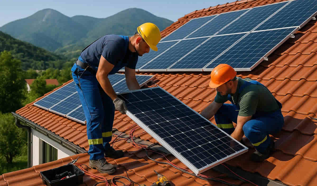 cijena solarnih panela bih paketi kW on-grid off-grid inverter baterija dozvola garancije krov majstori postavka