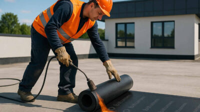 hidroizolacija ravnog krova terase cijena bitumen kvadrat tekuće membrane epdm pvc plamenik rolna radnik prokišnjavanje