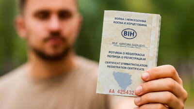 izgubljena saobraćajna dozvola odmah uraditi kazna prijava zamjena duplikat službeni list potvrda registracija vozilo bih