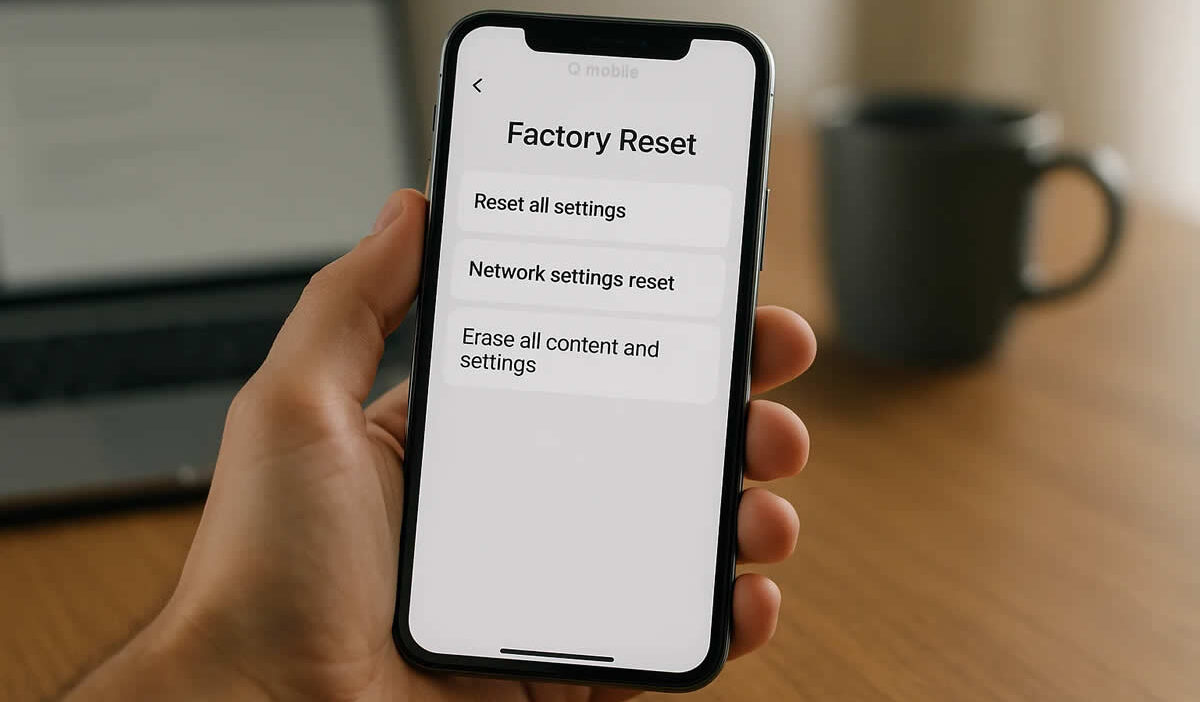 kako resetovati telefon fabrička podešavanja android iphone backup reset mobitel ruka servis