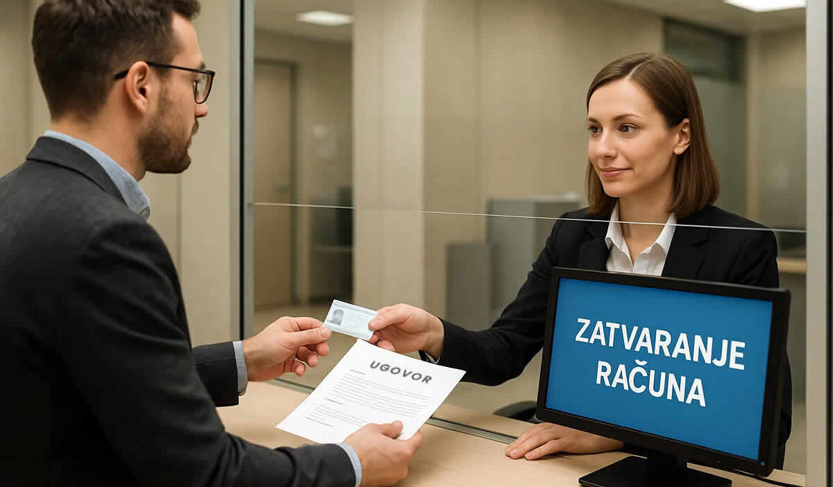 kako zatvoriti račun u banci vodič bosna hercegovina srbija hrvatska šalter dokumenta kartica lična karta ugovor potpis online dugovanje nasljedstvo