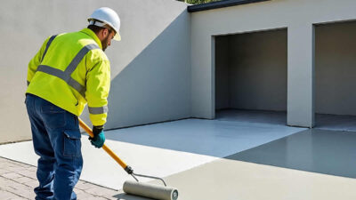 premaz za beton cijena vrste zaštita dvorište garaža terasa epoksi silikon prašina vlaga uv zračenje radnik valjak