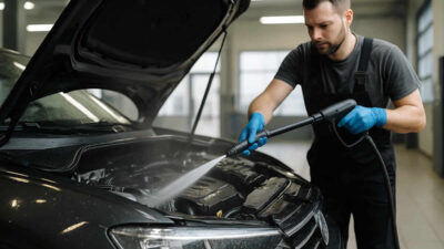 gdje oprati motor auta sigurne metode cijene najbolje lokacije odmašćivači deterdžent prašina para servis pritisak voda