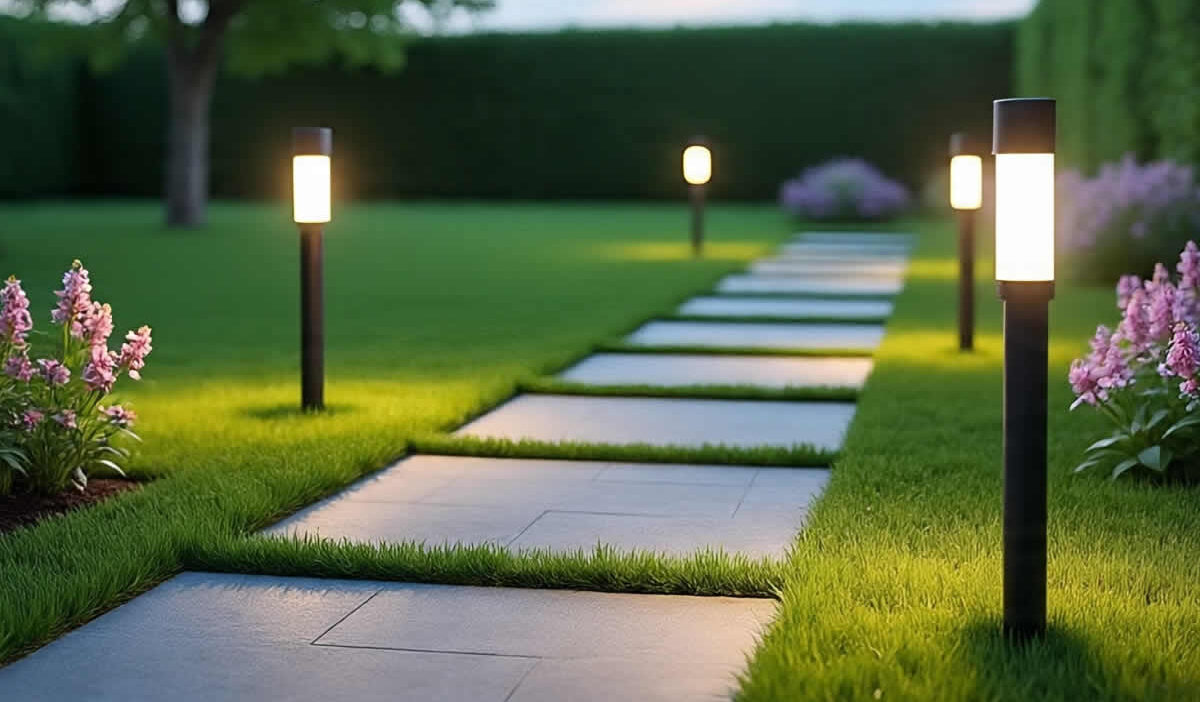 jeftine solarne lampe dvorište cijene kupiti modeli led dekorativne paneli reflektori staza mrak trava