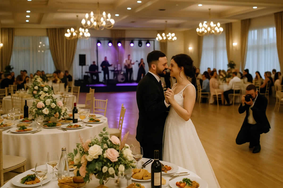 koliko košta vjenčanje bih sala hrana muzika fotograf snimatelj catering pjevač dj cvijeće dron gosti led troškovi