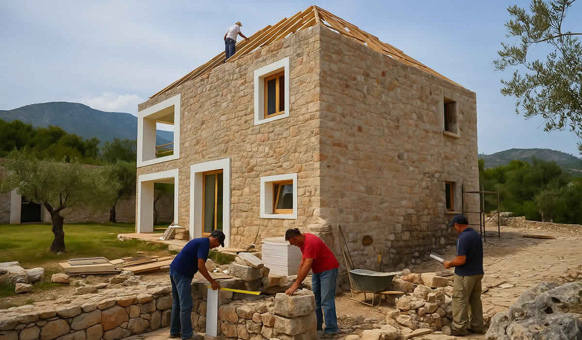 renoviranje stare kamene kuće troškovi ideje dozvole radnici krov stolarija obnova adaptacija zidovi