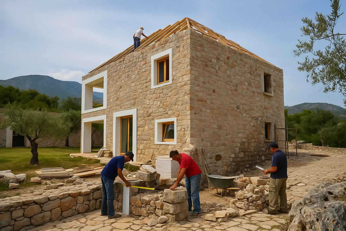 renoviranje stare kamene kuće troškovi ideje dozvole radnici krov stolarija obnova adaptacija zidovi