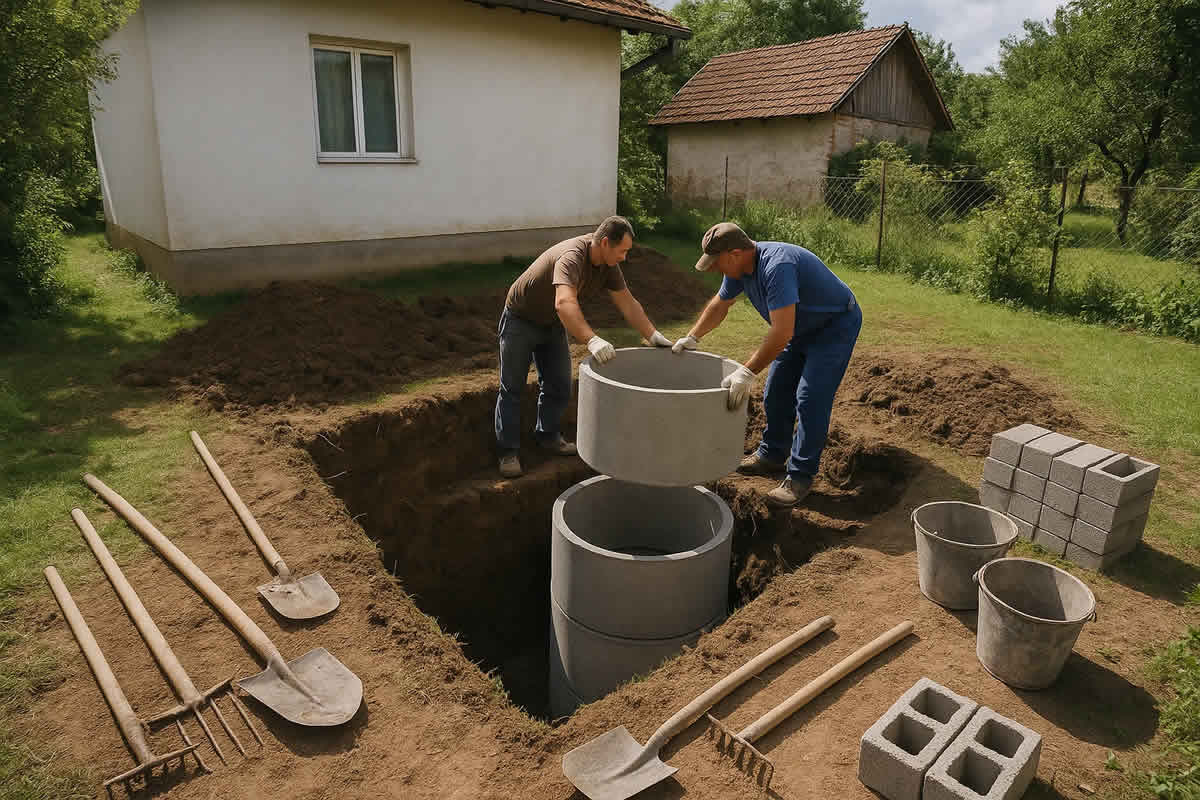 septička jama vrste cijene košta izgradnja održavanje beton plastika otpad čišćenje miris zakon montaža