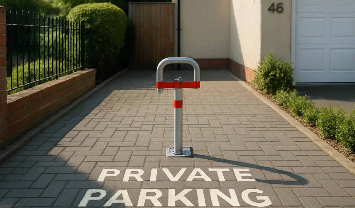 kako zaštititi privatni parking barijere rampe stupići montaža dozvola solarne daljinski aplikacija bluetooth kuća