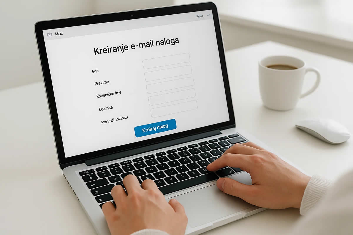 kako napraviti e-mail adresu najbrži vodič gmail nalog dvofaktorska autentifikacija profil registracija šifra