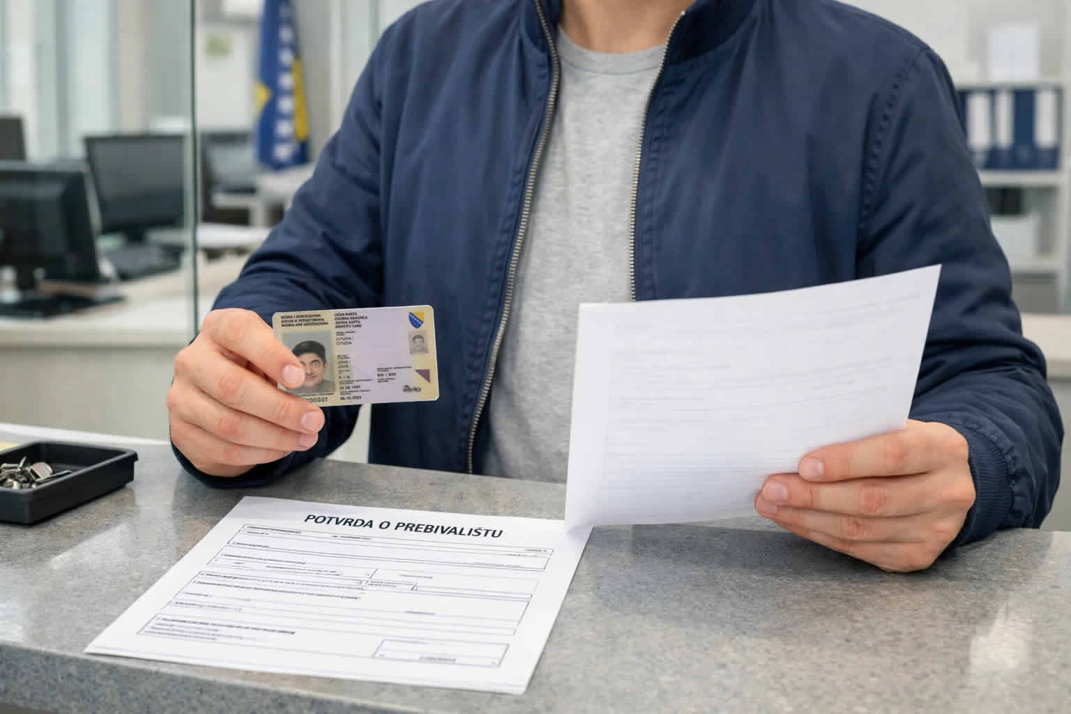 potvrda o prebivalištu kompletan vodič bosna i hercegovina hrvatska srbija lična karta pasoš banka cips online mup posao škola šalter