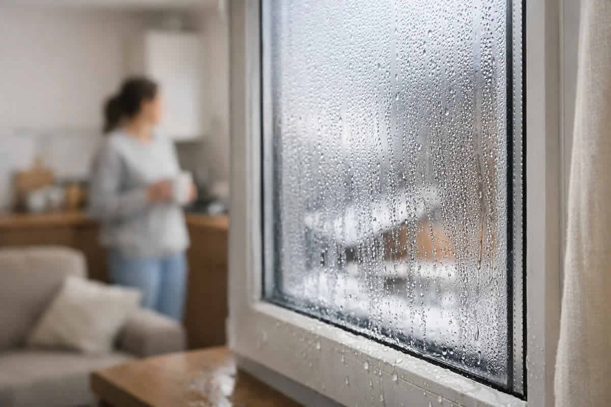 kondenzacija na prozorima zimi uzroci trajna rješenja kuhanje provjetravanje grijanje vlaga zdravlje žena prozor