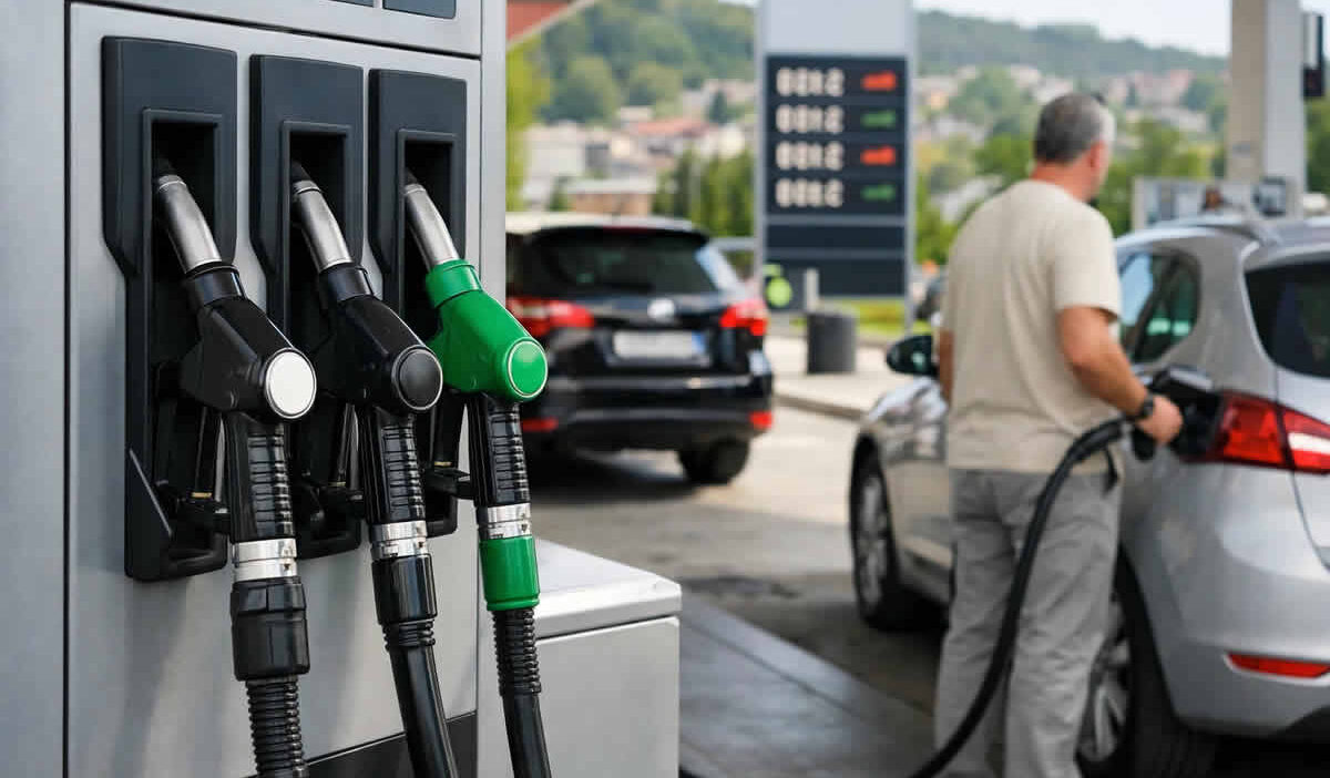 cijene goriva danas u regionu koliko košta dizel benzin pumpa točenje ušteda muškarac crijevo rezervoar