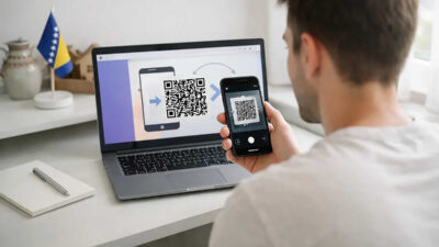 kako instalirati viber na PC povezati telefon qr kod sync muškarac aplikacija desktop greške